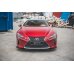 Накладка сплиттер на передний бампер на Lexus LC 500